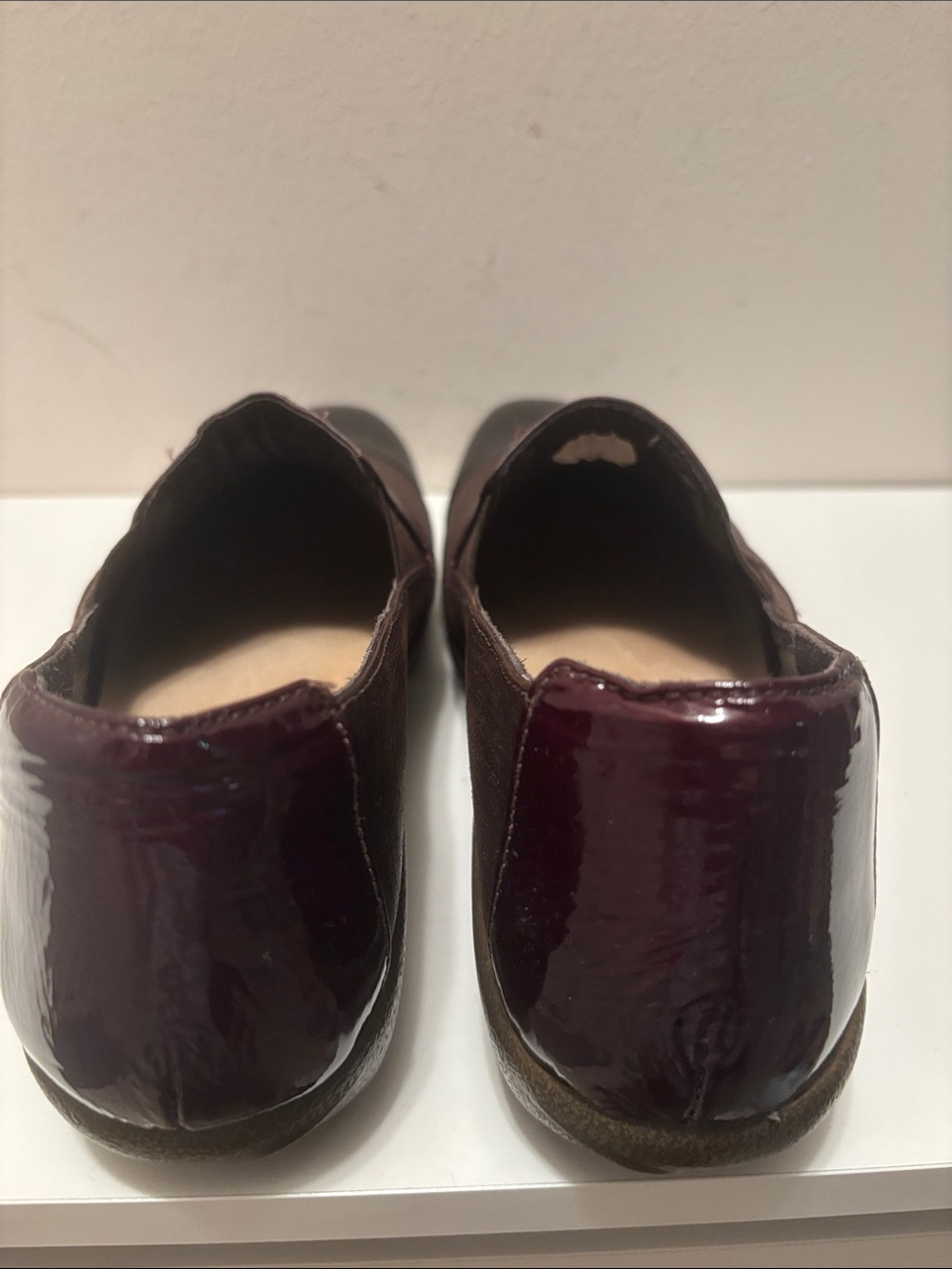 Naot Two-Tone Brown Leather Slip-On Loafers 40/9 comfort - Picture 5 of 10